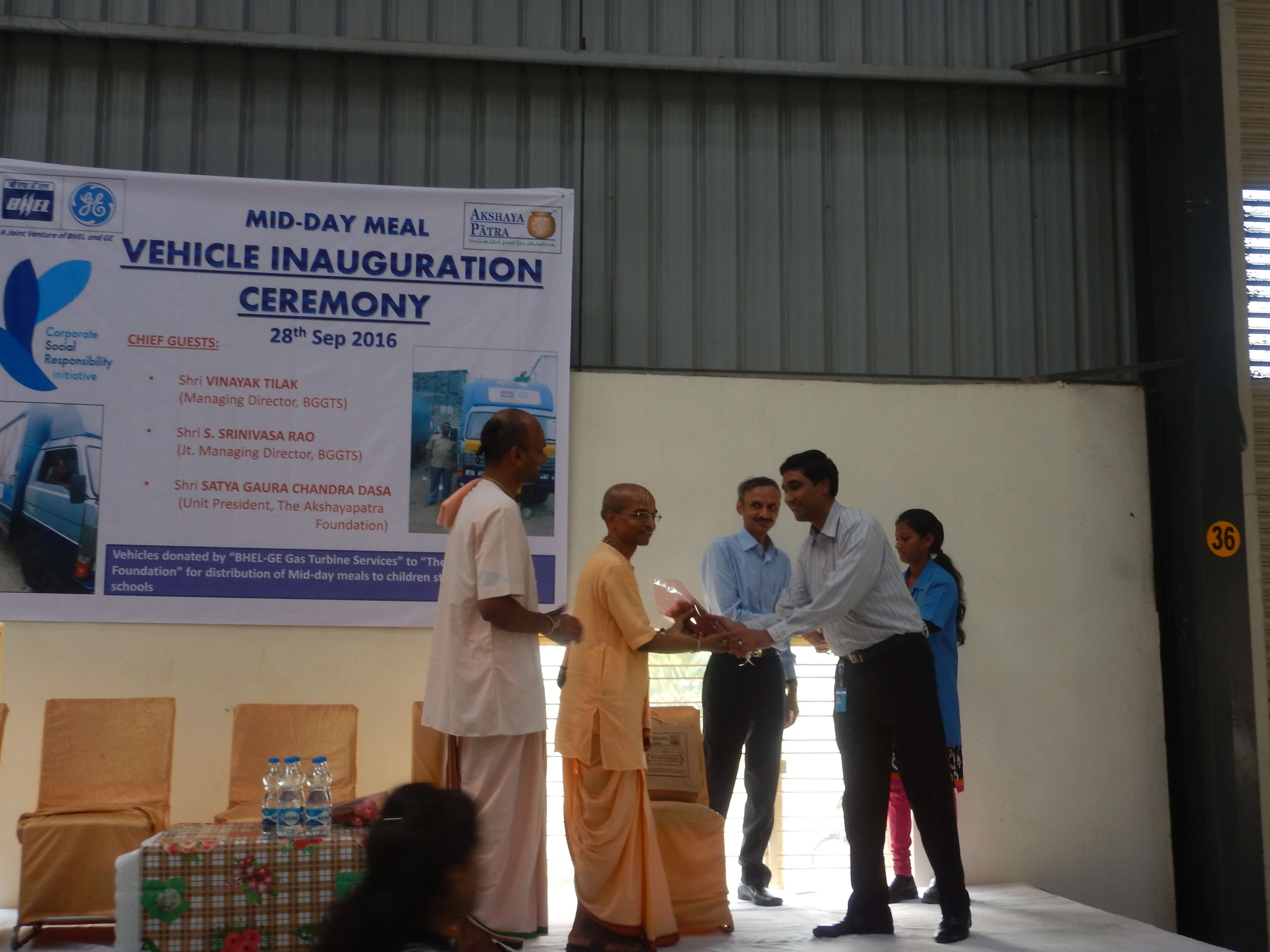 BGGTS CSR Akshayapatra vehicle 3